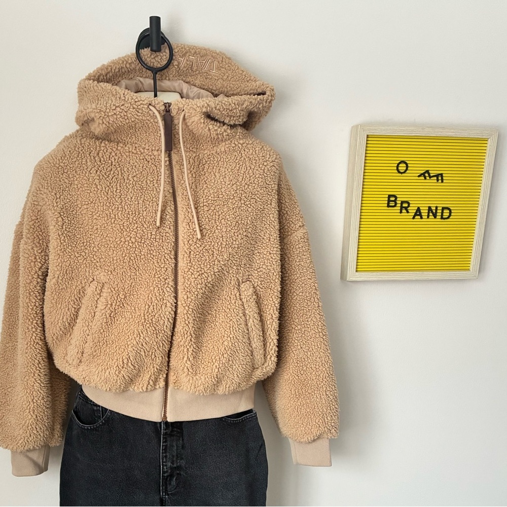 Tala Beige Sherpa Jacket